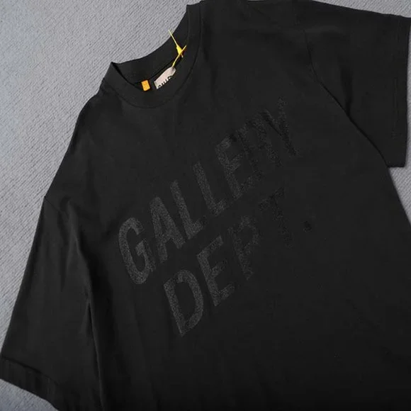 Gallery Dept. Gradient Logo Print Short Sleeve Black